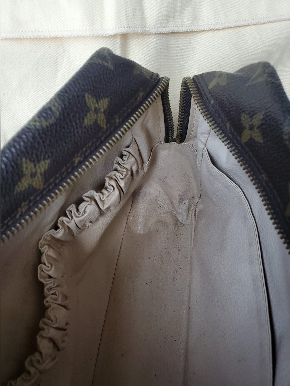 Louis Vuitton Monogram Bag - Dark Brown with Gold Motif - Picture 10 of 16